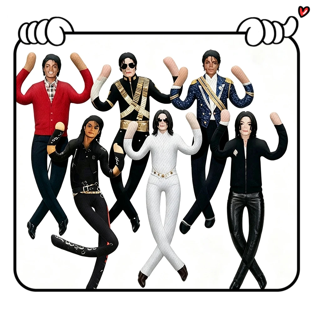 Anime Merchandise Plush Toys - Boneco de Pelúcia Articulado Michael Jackson