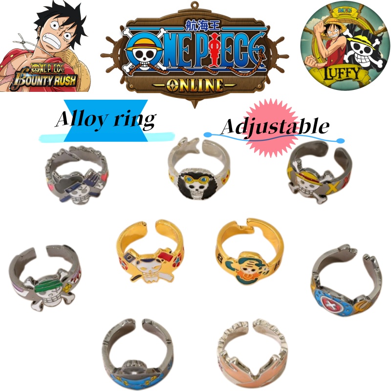 Anime Merchandise Names - Anel Personalizado de Cosplay One Piece