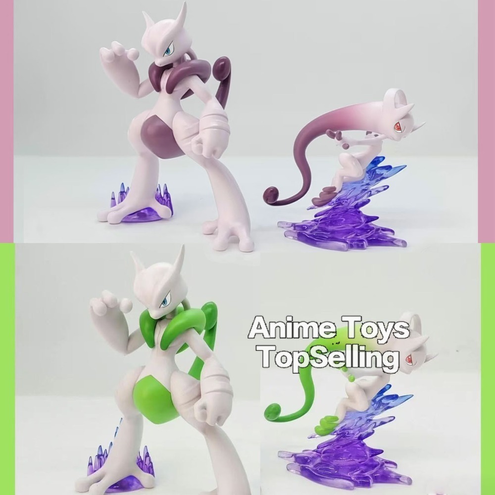 Pokemon Anime Merchandise - Figura de Anime Pokémon Mega Mewtwo,
