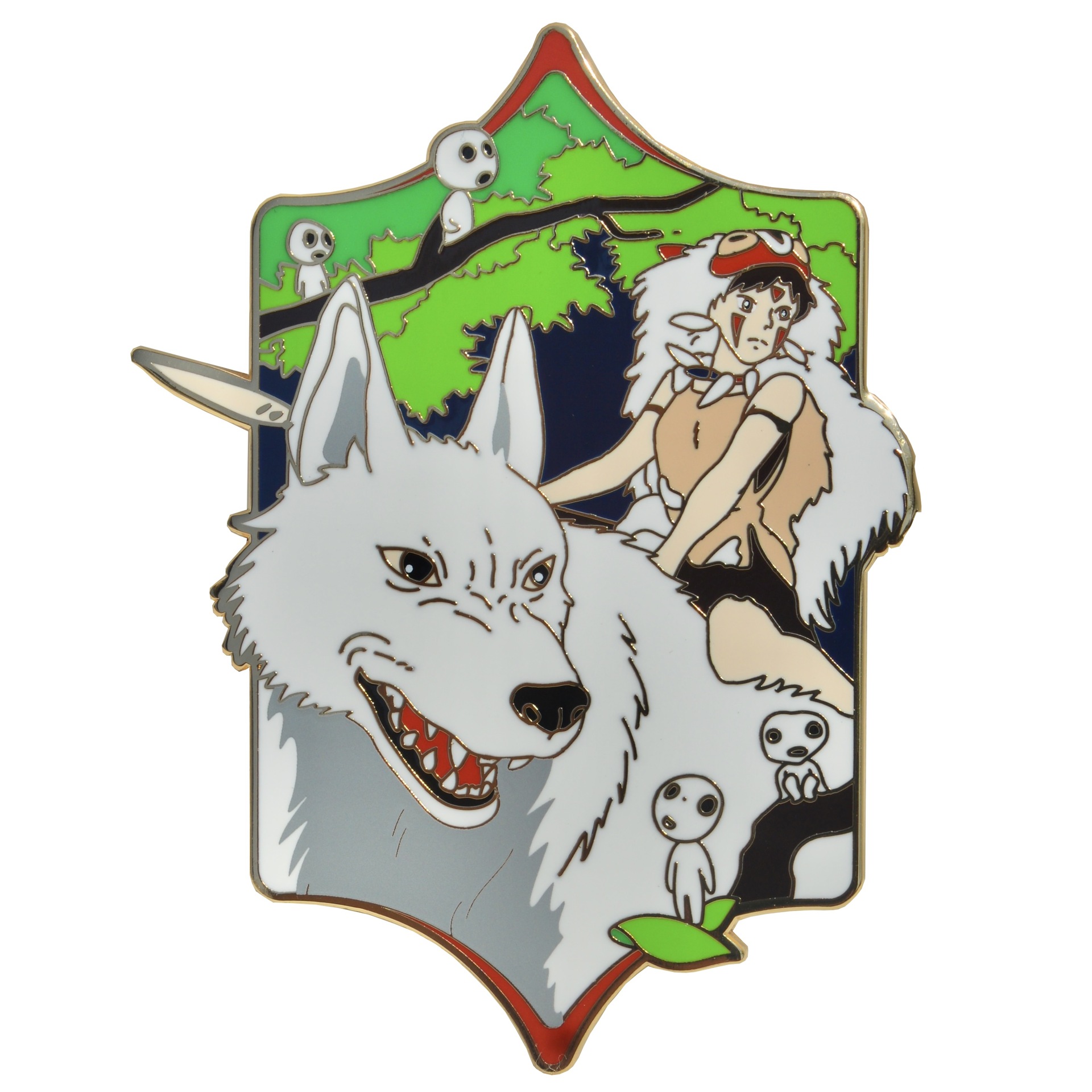 Anime Merchandise In Japanese - Anime mercadoria mononoke broche princesa metal