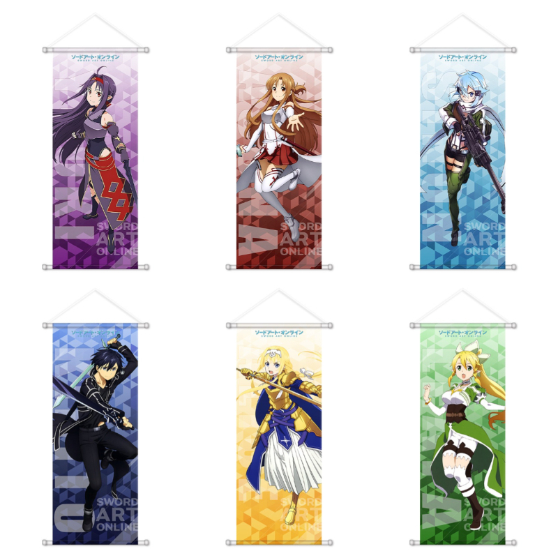 Anime Poster Print - Pôsteres Kawaii de Sword Art Online