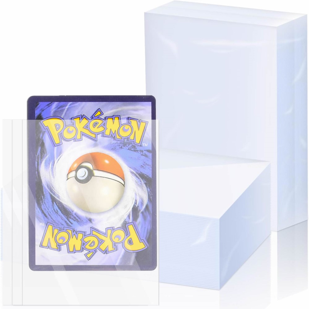 Collector Card Sleeve - Pacote com 200 protetores transparentes para
