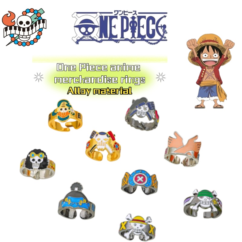 Anime Merchandise Names - Anel Personalizado de Cosplay One Piece: