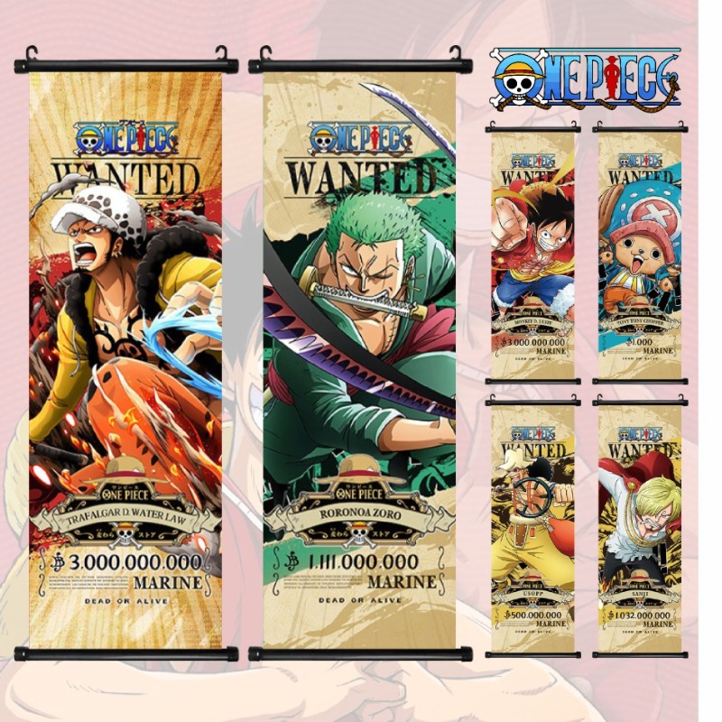 Pôster de Anime One Piece em R - Anime Merchandise Names avaliação e preço
