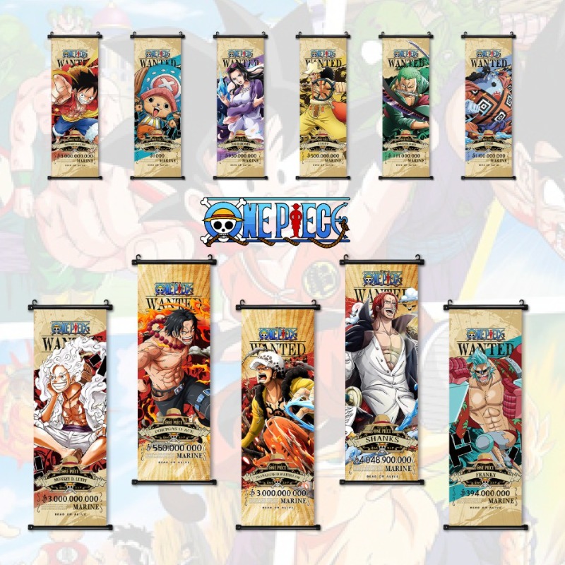 Pôster de Anime One Piece em R - Anime Merchandise Names avaliação e preço