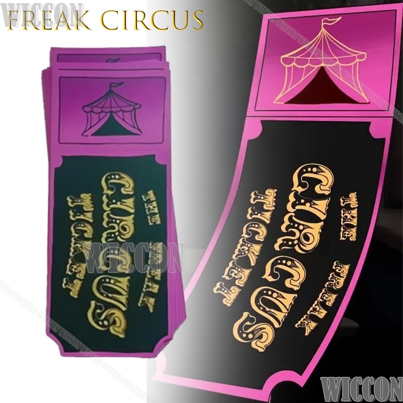 Freak circo bilhete cartão ver - Anime Merchandise In Japanese avaliação e preço